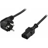 Kabelis DELTACO kampinis CEE 7/7 į tikrai IEC 60320 C13, 7m / DEL-111C