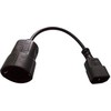Maitinimo kabelis Eaton IEC320 C14 adapteris Schuko (ŠUO -CEEADAPT)
