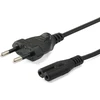 Equip Equip IEC-Stromkabel 2pin maitinimo kabelis -> C7 3m St/Bu juodas