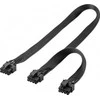 Premiumcord „Goobay PCIe 6-pin x2“ – „PCIe 8-pin“, 0,62 m, Juodas (59714)