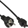 InLine Maitinimo kabelis 40vnt. pakuotė Bulk-Pack Inline® Nešiojamojo kompiuterio maitinimo laidas, juodas, 1,8 m, masinis