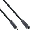 Maitinimo kabelis InLine ® Nuolatinės srovės lizdas, nuolatinės srovės kištukas, lizdas 3.5x1.35mm, AWG 18, juoda, 5m