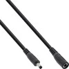 Maitinimo kabelis InLine ® Nuolatinės srovės lizdas, nuolatinės srovės kištukas, 4.0x1.7mm, AWG 18, juodas, 2m