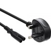 Maitinimo kabelis InLine maitinimo šaltinis Plug England - Euro 8 lizdas 1.8m (16654E)