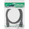 Kabelis zasilający InLine® Maitinimo kabelis C19–C20 3 kontaktų IEC kištukinis ir moteriškas juodas 0,75 m