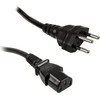 Kolink power cord Switzerland SEV 1011 (Type J, T12) to IEC C13 connector – 1.8m