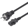 Kabelis zasilający Manhattan kabelis zasilające Juodas 5 m CEE7/7 IEC C13