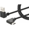 USB kabelis Manhattan USB-A - USB-C Juodas (356220)