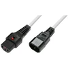 MicroConnect Powercord C13 IEC Lock - C14 maitinimo laidas