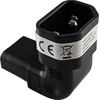 Premiumcord Vertikalus kampinis adapteris IEC C13 į IEC C14, įtampa 230 V, 10 A