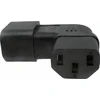 Premiumcord Kampinis adapteris IEC C13 į IEC C14, šoninė įtampa 230 V, 10 A