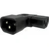 Premiumcord Kampinis adapteris IEC C13 į IEC C14, šoninė įtampa 230 V, 10 A
