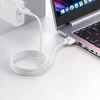 „Tech-Protect MMC01 Ultraboost USB-C / USB-C MagSafe 3 140W 200cm“ laidas, skirtas „MacBook“ – Baltas