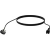 Kabelis zasilający Vision VISION Professionelles, installationstaugliches Netzkabel, Kleeblatt auf UK-Stecker - 30 JAHRE GARANTIE - 250 V - 10 A - IEC 60320 C5 (Kleeblatt'') auf UK-BS1363-Stecker - Aussendurchmesser 7,1 mm - 3 m - juodas