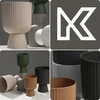 Kadax KADAX Doniczka Osłonka Kwietnik Gazon 18cm Balta