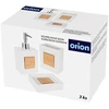 Kadax Orion vonios aksesuarų rinkinys 3 dalių baltas dolomitas ir bambukas