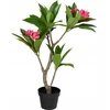 Dirbtinis frangipani medis su rožiniais žiedais