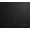 Kaitlentė BEKO Hob | HII64720QUF2T | Induction | Number of burners/cooking zones 4 | Touch | Timer | Juodas