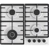 Gorenje | Kaitlentė | GTW642SYW | Dujos ant stiklo | Degiklių / virimo zonų skaičius 4 | Sukamosios rankenėlės | Baltas