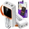 Kaku Išorinė baterija POWER BANK DENMEN 30000mAh (4xUSB; 1xUSB-C) balta