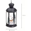 Home Styling Collection Žibintas su kalėdine scena, 43 cm