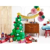 Kalėdinė dekoracija PartyDeco Dekoratyvinės rozetės, bordo, 26-43 cm vienas dydis () - 4900 vnt.