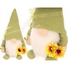Saska Garden Gnomas su saulėgrąža, 20 cm, žalias
