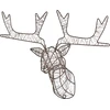 Beliani Pakabinama LED sodo dekoracija NELLIM elnias 47 cm juoda