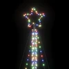 LED Kalėdų eglutė 789 LED Spalvingi 476 cm