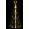 LED Kalėdų eglutė 447 LED Šiltai Balta 250 cm