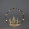 Home Styling Collection Kalėdinė dekoracija su LED pakabinimui, Ø 20 cm