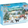 Playmobil Advento kalendorius Arklių pasaulis - Kalėdinis pasivažinėjimas rogėmis, 71345