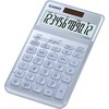 Stalinis skaičiuotuvas CASIO JW-200SC, blizgi melsva sp.
