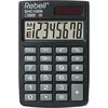 Rebell Calculator RE-SHC108 BX, RE-SHC100N BX, juoda, kišeninis, 8 vietos