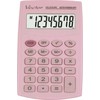 Men's Vector Vector KAV VC-210 PK pocket skaičiuotuvas, 8 digits, 64x98.5 mm, light pink