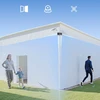 Baseus „Security X1 Pro“ dviguba kamera, 3K raiška – balta