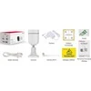 IP Kamera - Foscam V8P Wi-Fi Balta