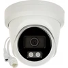 Hikvision kupolas DS-2CD2347G2H-LIUeF F4 (balta, 4 MP, 30 m. IR; 30 m. LED, hibridinė šviesa)