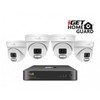 iGET HOMEGUARD HGNVK84804 - fotoaparato PoE rinkinys 2K NVR 8CH + 4x lauko kamera su garsu