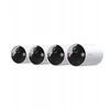 TP-Link TAPO C410 SMART WIRE-FREE SECURITYCAMERA (4 vienetų pakuotė), 1/2,8 colio progresyvaus skenavimo „Starlight“ CMOS jutiklis, židinio nuotolis: 3,17 mm, diafragma: F1,65, matymo laukas: 125° (įstrižai), 111° (horizontaliai), 56° (vertikaliai), maksimali raiška 2K 3MP (2304 × 1296 pikselių)