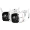 TP-Link Tapo C310P2 WiFi stebėjimo kamerų rinkinys 2K (2304x1296), 3MP, IP66 atsparus oro sąlygoms, 30 m naktinis matymas, dvipusis garsas