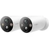 TP-Link kamera Tapo C425, belaidė lauko apsauga, (2 vnt.), 2K QHD 4MP, AI, naktinio matymo, IP66, Baltas EU