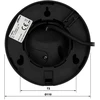 TST IPC-HDW2849T-S-LED-0280B-PRO-Juodas kamera DAHUA