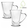 Dvigubų sienelių stiklinių puodelių rinkinys (2 vnt.), po 250 ml, Kamille, 9019