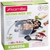 Kamille wok Teflonowa Iron 28cm