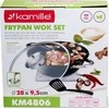 Kamille wok Teflonowa Iron 28cm