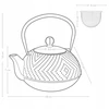 KAMIN ketaus virdulys su užpilu, 900 ml