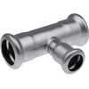 KAN-therm INOX T-šakis, raudonas, presuojamas, 89x76x89