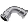 KAN-therm alkūnė 15 mm, 90 laipsnių Inox Press (1609068150)