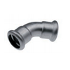 KAN-therm alkūnė 45° PRESS INOX 54mm - 6190107